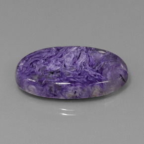 Caroite naturale viola da 41,37 ct, taglio ovale, opaco