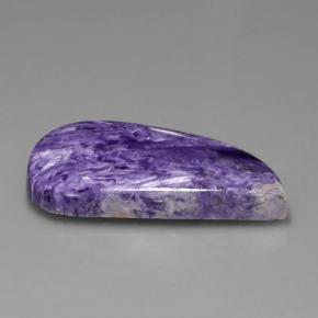 Charoite Viola medio-scuro naturale da 32.38 ct, Forma fantasia, Opaco