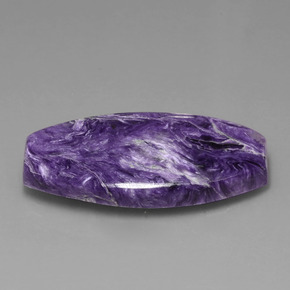 Caroite naturale viola da 31,84 ct, forma fantasia, opaco