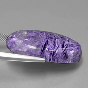 Charoite Viola naturale da 38.15 ct, Taglio ovale, Opaco