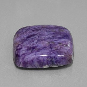 Charoite Viola naturale da 39.43 ct, Taglio a cuscino, Opaco