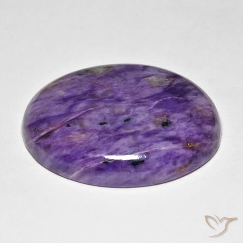 Charoite Velluto Viola Viola naturale da 41.77 ct, Ovale, Opaco