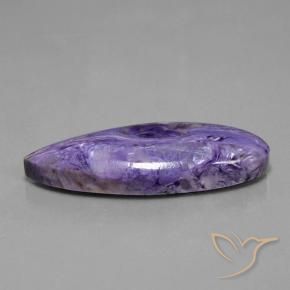 Charoite Viola medio-scuro naturale da 36.05 ct, Taglio marquise, Opaco