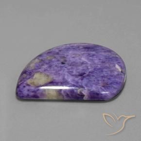 Charoite Viola medio naturale da 54.00 ct, Taglio a fantasia, Opaco