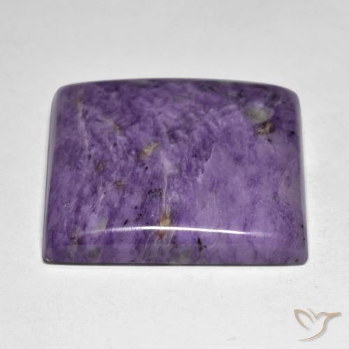 Charoite Viola scuro naturale da 61.05 ct, Quadrato, Opaco