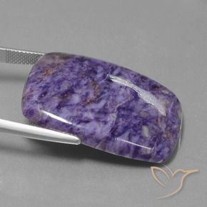 Charoite Viola medio naturale da 43.17 ct, Cuscino, Opaco