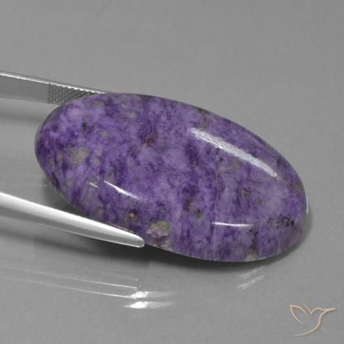 Charoite Velluto Viola Viola naturale da 62.41 ct, Ovale, Opaco