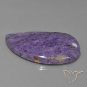 Charoite Viola scuro naturale da 79.11 ct, Taglio a fantasia, Opaco