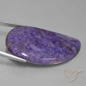 Charoite Viola scuro naturale da 73.19 ct, Taglio a fantasia, Opaco