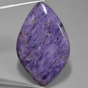 Caroite naturale viola da 69,68 ct, forma fantasia, opaco