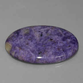 Caroite naturale viola da 83,59 ct, taglio ovale, opaco