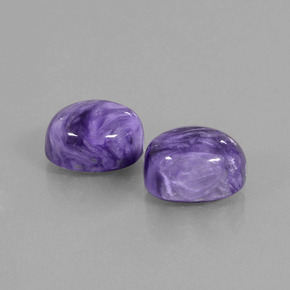Caroite naturale viola da  ct, taglio ovale, opaco