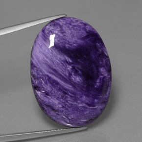 Charoite Viola naturale da 29.05 ct, Taglio ovale, Opaco