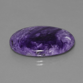 Charoite Viola naturale da 29.05 ct, Taglio ovale, Opaco
