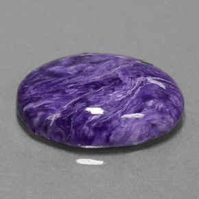 Charoite Viola naturale da 16.32 ct, Taglio ovale, Opaco