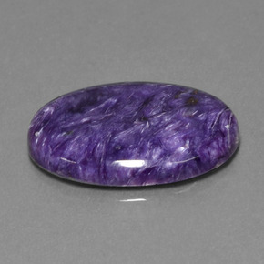 Charoite Viola naturale da 15.89 ct, Taglio ovale, Opaco