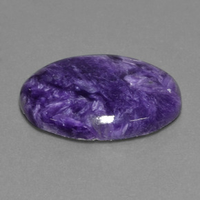Charoite Viola naturale da 17.78 ct, Taglio ovale, Opaco