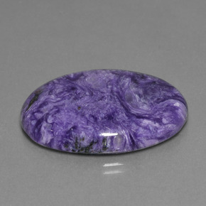 Charoite Velluto Viola Viola naturale da 31.76 ct, Taglio ovale, Opaco