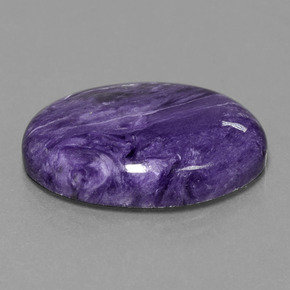 Charoite Viola naturale da 14.80 ct, Taglio ovale, Opaco