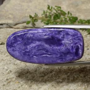 Charoite Viola naturale da 33.22 ct, Forma fantasia, Opaco