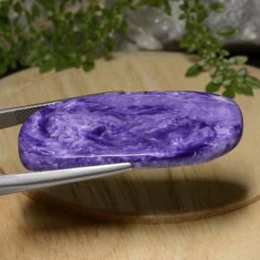 Charoite Viola medio-scuro naturale da 29.45 ct, Forma fantasia, Opaco