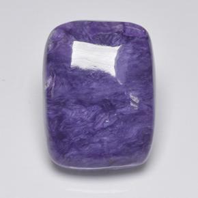 Charoite Viola naturale da 12.98 ct, Taglio a cuscino, Opaco