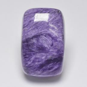 Caroite naturale viola da 11,87 ct, taglio a cuscino, opaco