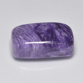 Caroite naturale viola da 11,87 ct, taglio a cuscino, opaco
