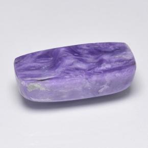 Caroite naturale viola da 9,25 ct, taglio a cuscino, opaco