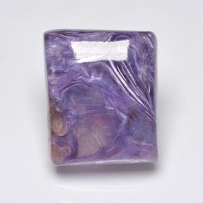 Caroite naturale viola da 5,06 ct, baguette, opaco