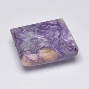 Caroite naturale viola da 5,06 ct, baguette, opaco