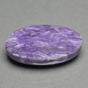 Caroite naturale viola da 10,57 ct, taglio ovale, opaco