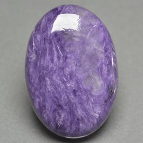 Charoite Viola naturale da 16.59 ct, Taglio ovale, Opaco