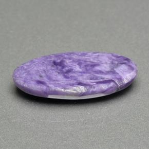 Charoite Viola naturale da 8.15 ct, Taglio ovale, Opaco