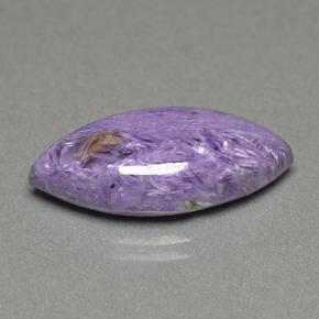 Charoite Viola naturale da 11.38 ct, Taglio marquise, Opaco