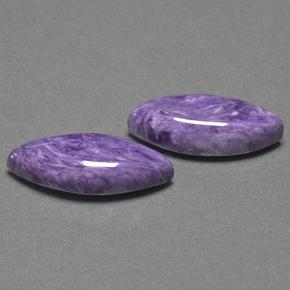 Caroite naturale viola da 16,62 ct, marchesa, opaco