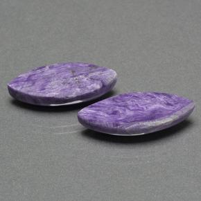 Caroite naturale viola da 16,62 ct, marchesa, opaco