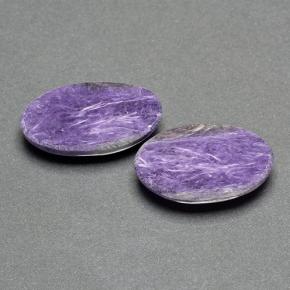 Gemme di Charoite Viola naturale da 13.23 ct, Taglio ovale, Opaco