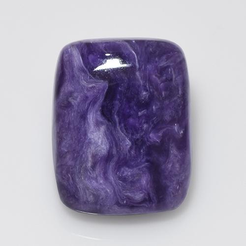 Charoite Viola naturale da 14.45 ct, Taglio a cuscino, Opaco