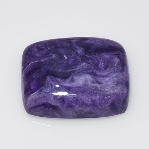 Charoite Viola naturale da 14.45 ct, Taglio a cuscino, Opaco