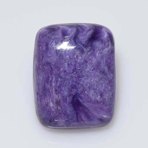 Charoite Viola medio naturale da 12.64 ct, Taglio a cuscino, Opaco