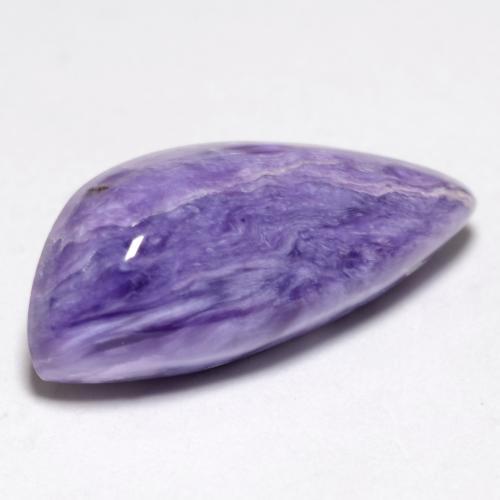 Charoite Viola medio naturale da 5.32 ct, Forma fantasia, Opaco