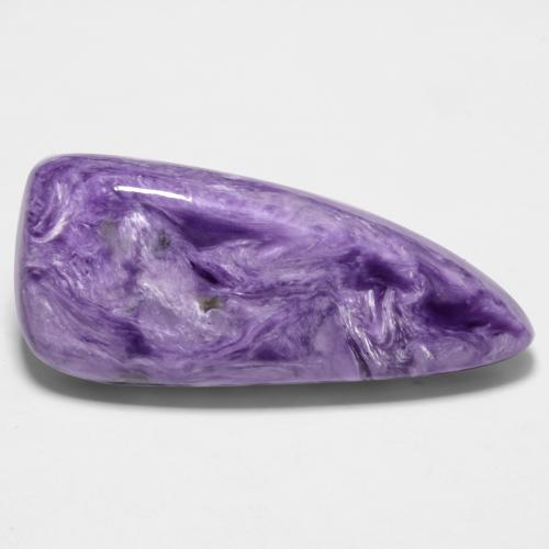 Caroite naturale viola da 15,21 ct, forma fantasia, opaco