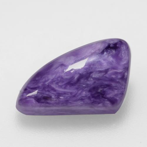 Caroite velluto viola viola naturale da 5,08 ct, forma fantasia, opaco