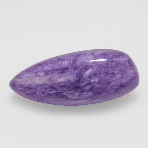 Caroite naturale viola da 5,43 ct, forma fantasia, opaco