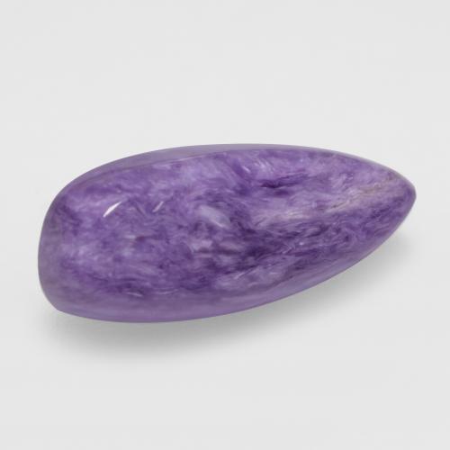 Caroite naturale viola da 5,43 ct, forma fantasia, opaco