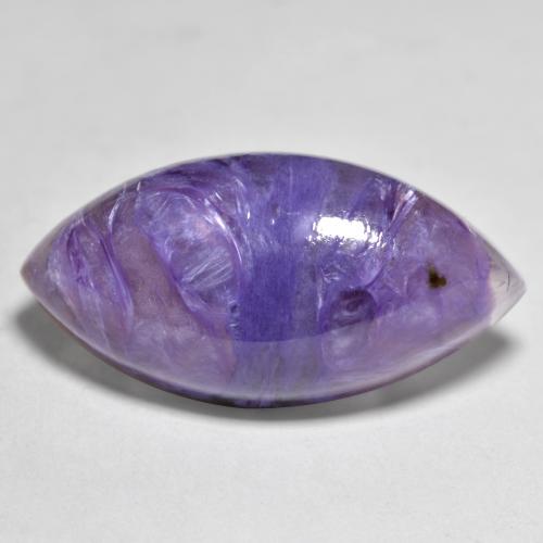Charoite Velluto Chiaro Viola Viola naturale da 15.14 ct, Taglio marquise, Opaco
