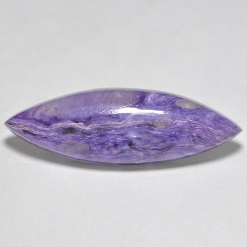 Caroite naturale viola da 7,83 ct, marchesa, opaco