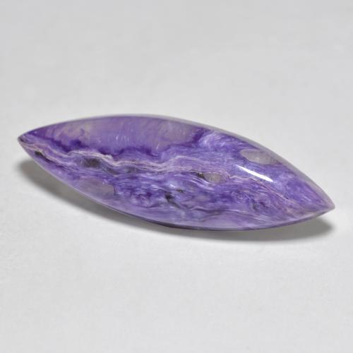 Caroite naturale viola da 7,83 ct, marchesa, opaco