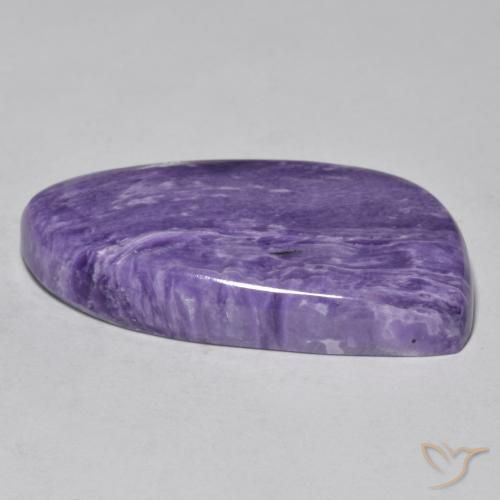 Charoite Viola medio naturale da 46.54 ct, Taglio a fantasia, Opaco